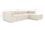 Atelier Del Sofa Sofá Esquinero Fora - Ecru